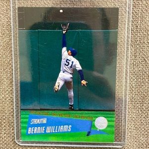 🔥*VERY RARE* Bernie Williams First Day Issue Baseball Card! ⚾️ #74 of 150 made!